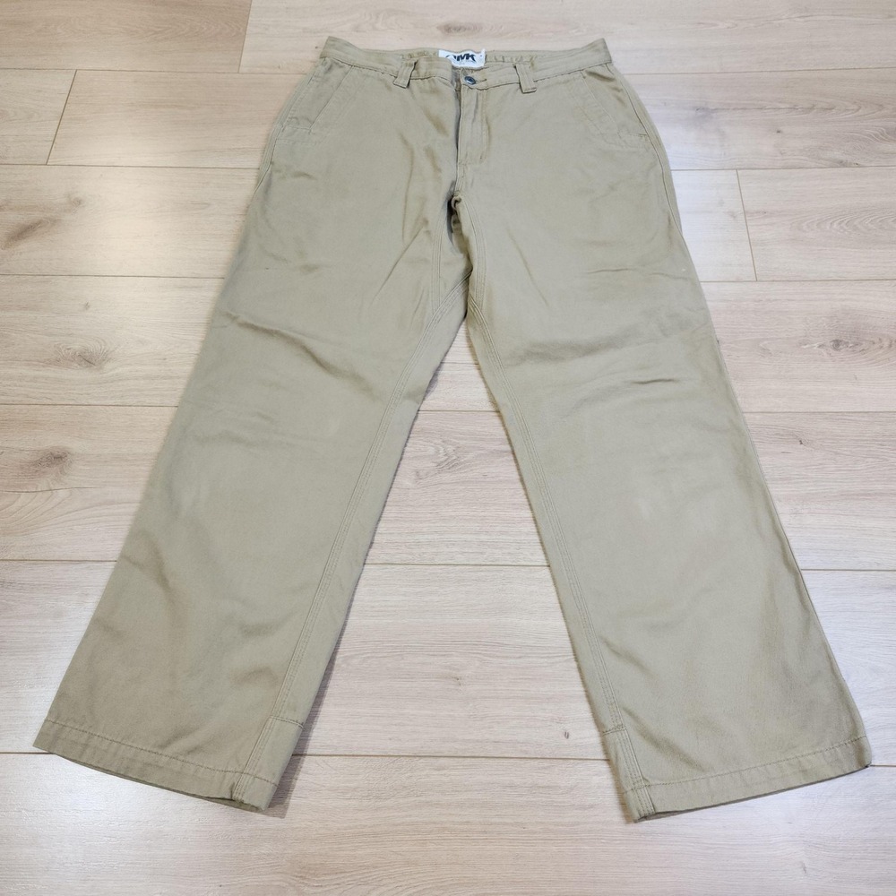 Mountain Khakis Pants Mens 36x32 Beige Canvas Relaxed Fit Casual Outdoor